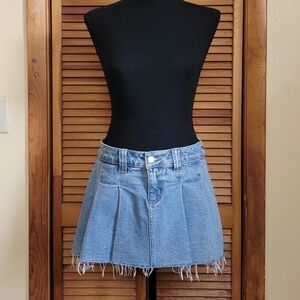 Cello Light Blue Denim Mini Skirt